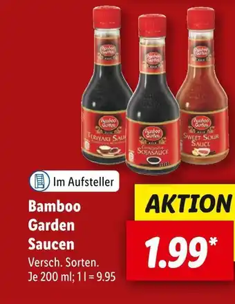 Lidl Bamboo garden saucen Angebot