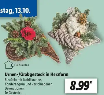 Lidl Urnen-/grabgesteck Angebot