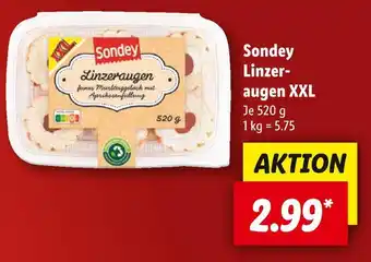 Lidl Sondey linzeraugen xxl Angebot