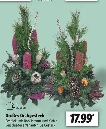 Lidl Großes grabgesteck Angebot