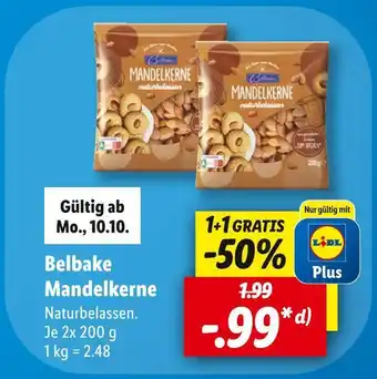 Lidl Belbake mandelkerne Angebot