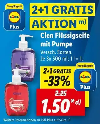 Lidl Cien flüssigseife Angebot