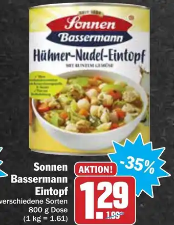 AEZ Sonnen Bassermann Eintopf 800g Dose Angebot