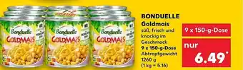 Kaufland Bonduelle goldmais Angebot