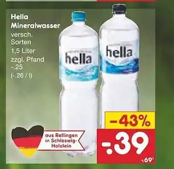 Netto Marken-Discount Halla mineralwasser Angebot