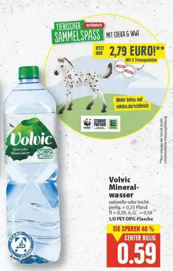 E-Center Volvic mineralwasser Angebot