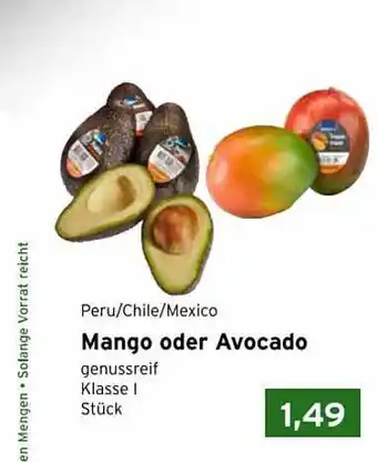 CAP Markt Mango oder Avocado Angebot