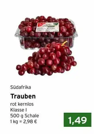 CAP Markt Trauben Angebot