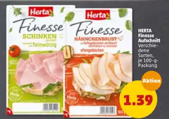 PENNY Herta Finesse Aufschnitt 100 g Angebot