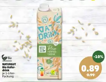 PENNY Naturgut Bio Haferdrink 1L Angebot