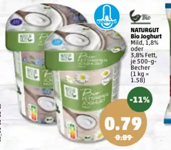 PENNY Naturgut Bio Joghurt 500g Becher Angebot