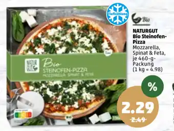 PENNY Naturgut Bio Steinofen Pizza 460g Angebot