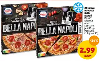 PENNY Original Wagner Bella Napoli Pizza 430g Angebot