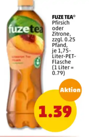 PENNY Fuze Tea 1,75 L Angebot