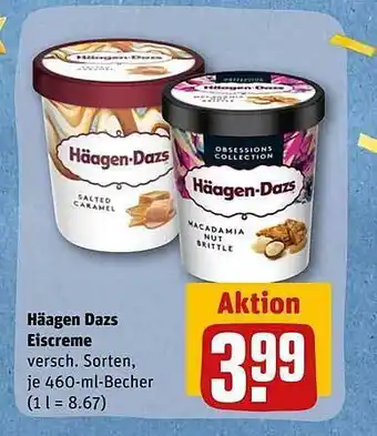 REWE Kaufpark Häageb dazs eiscreme Angebot