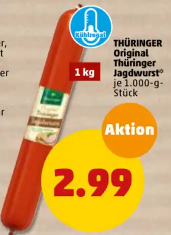 PENNY Thüringer Original Thüringer Jagdwurst 1000g Angebot