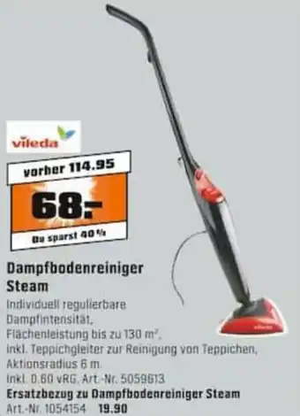 OBI Vileda Dampfbodenreiniger Steam Angebot