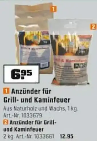 OBI Anzünder für Grill und Kaminfeuer Angebot