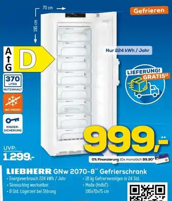 Euronics Liebherr GNw 2070-8" Gefrierschrank Angebot