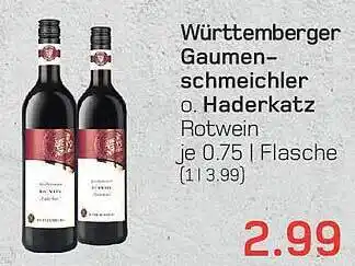 akzenta Württemberger gaumen-schmeichler oder haderkatz Angebot