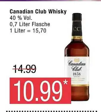 Marktkauf Canadian club whisky Angebot