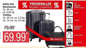 Marktkauf Koffer-set reisetasche oder trolleys Angebot