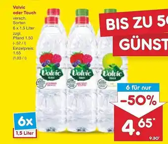 Netto Marken-Discount Volvic oder touch Angebot