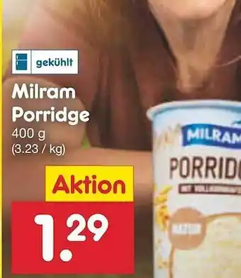 Netto Marken-Discount Milram porridge Angebot