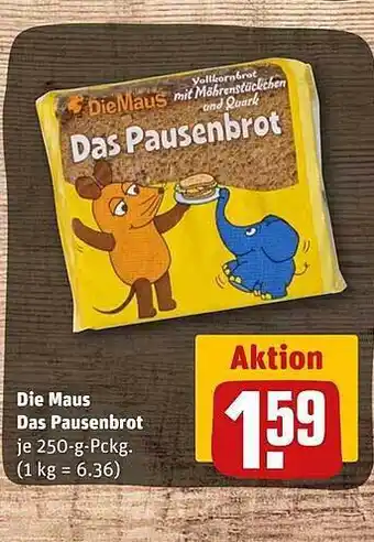 REWE Kaufpark Die maus das pausenbrot Angebot