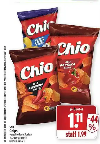 Wasgau Chio chips Angebot