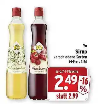 Wasgau Yo sirup Angebot