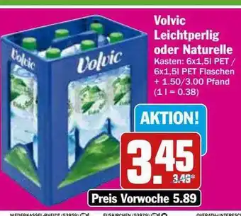 Hit Volvic leichtperlig oder naturelle Angebot