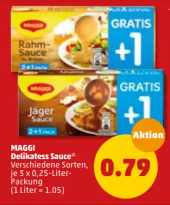 PENNY Maggi Delikatess Sauce 3 x 0,25 L Angebot