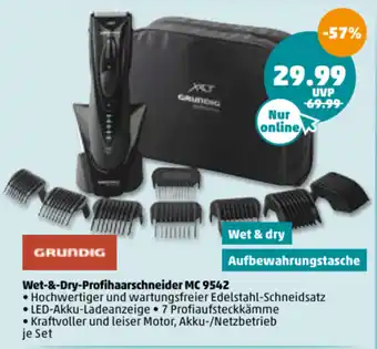 PENNY Grundig Wet & Dry Profihaarschneider MC9542 Angebot