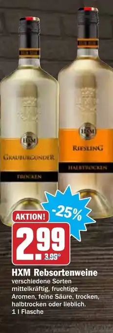 AEZ HXM Rebsortenweine 1L Angebot