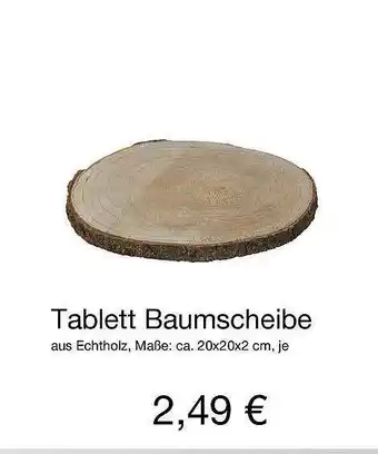 KiK Tablett baumscheibe Angebot