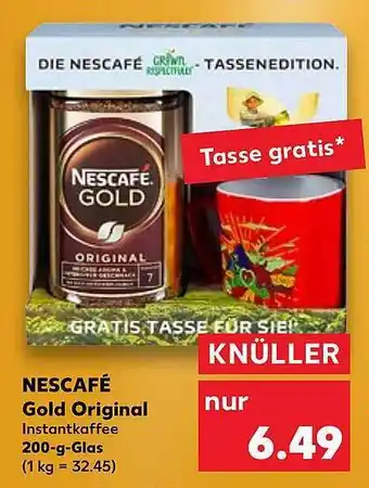 Kaufland Nescafé gold original Angebot