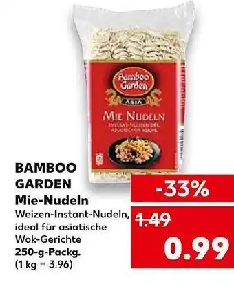 Kaufland Bamboo garden mie-nudeln Angebot