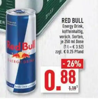 Marktkauf Red bull energy drink Angebot