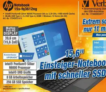 expert Techno Land hp Notebook 15s-fq3612ng Angebot