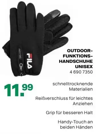 Deichmann Fila Outdoor Funktions Handschuhe Unisex Angebot