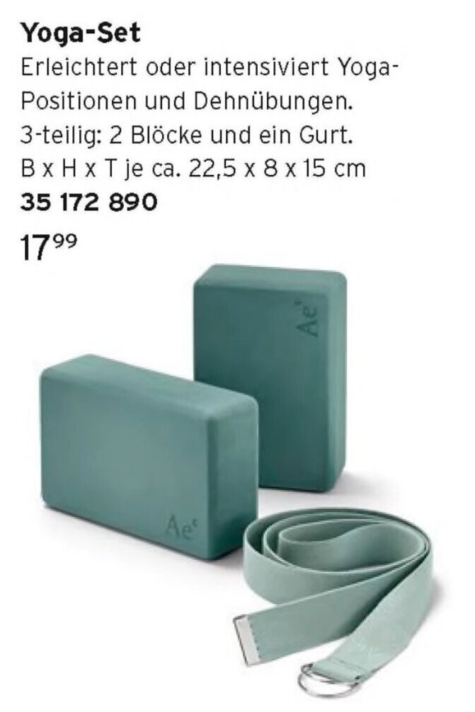 Yoga Set Angebot bei Tchibo