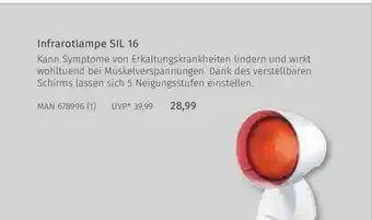 Müller Infrarotlampe sil 16 Angebot