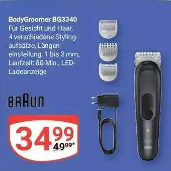 Globus Bodygroomer bg3340 braun Angebot