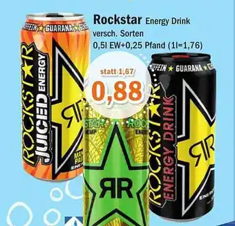 Aktiv Irma Rockstar energy drink Angebot