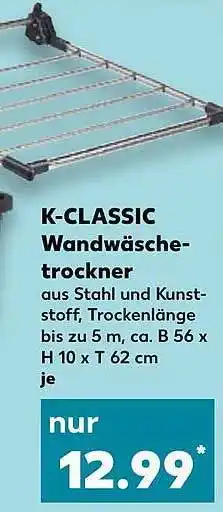 Kaufland K-classic wandwäschetrockner Angebot