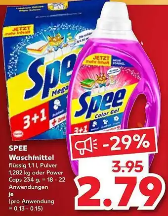 Kaufland Spee waschmittel Angebot