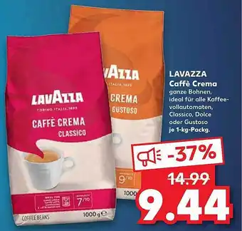 Kaufland Lavazza caffè crema Angebot