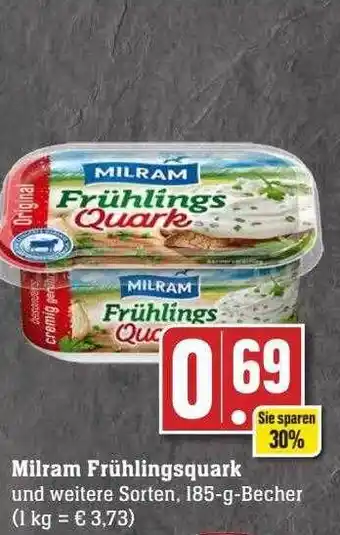 Scheck-in-Center Milram frühlingsquark Angebot