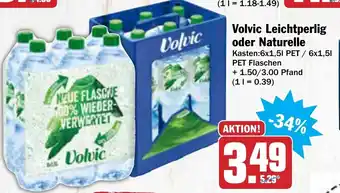 AEZ Volvic Leichtperlig oder Naturelle 6x1,5L Angebot